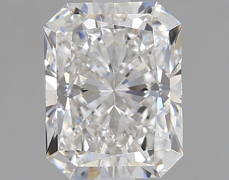 1.51 Carat Radiant Lab Diamond with  Cut Diamond in 14KT  view 1
