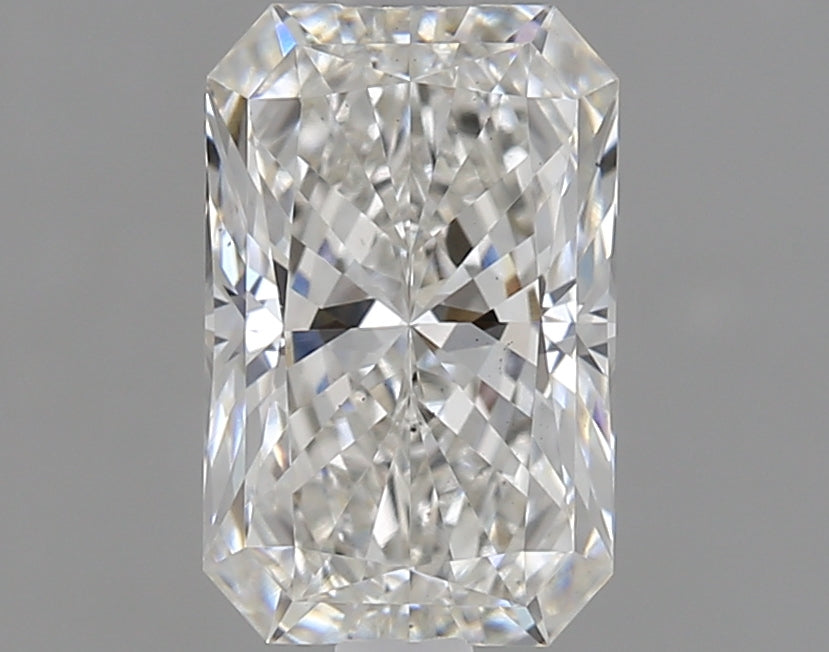 1.37 Carat Radiant Lab Diamond with  Cut Diamond in 14KT  view 1
