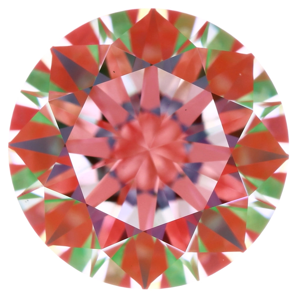 2.03 Carat Round Lab Diamond with  Cut Diamond in 14KT  view 1
