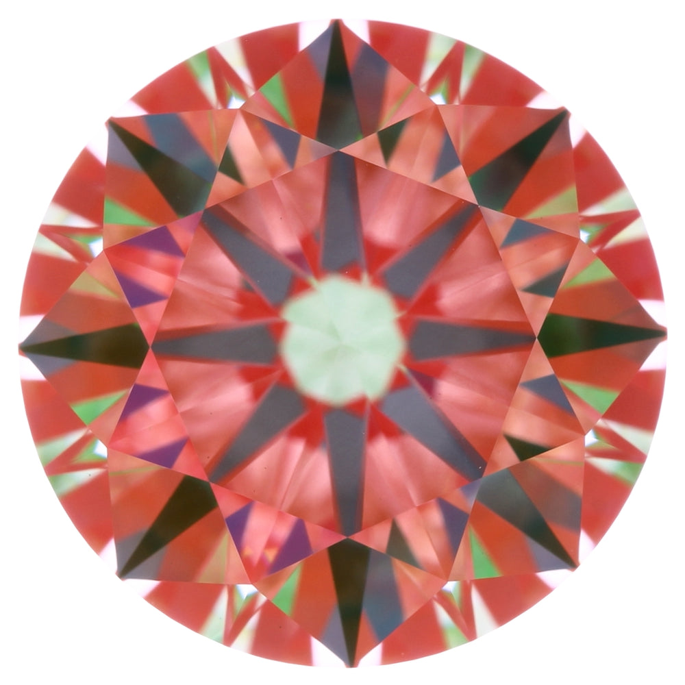 3.04 Carat Round Lab Diamond with  Cut Diamond in 14KT  view 1
