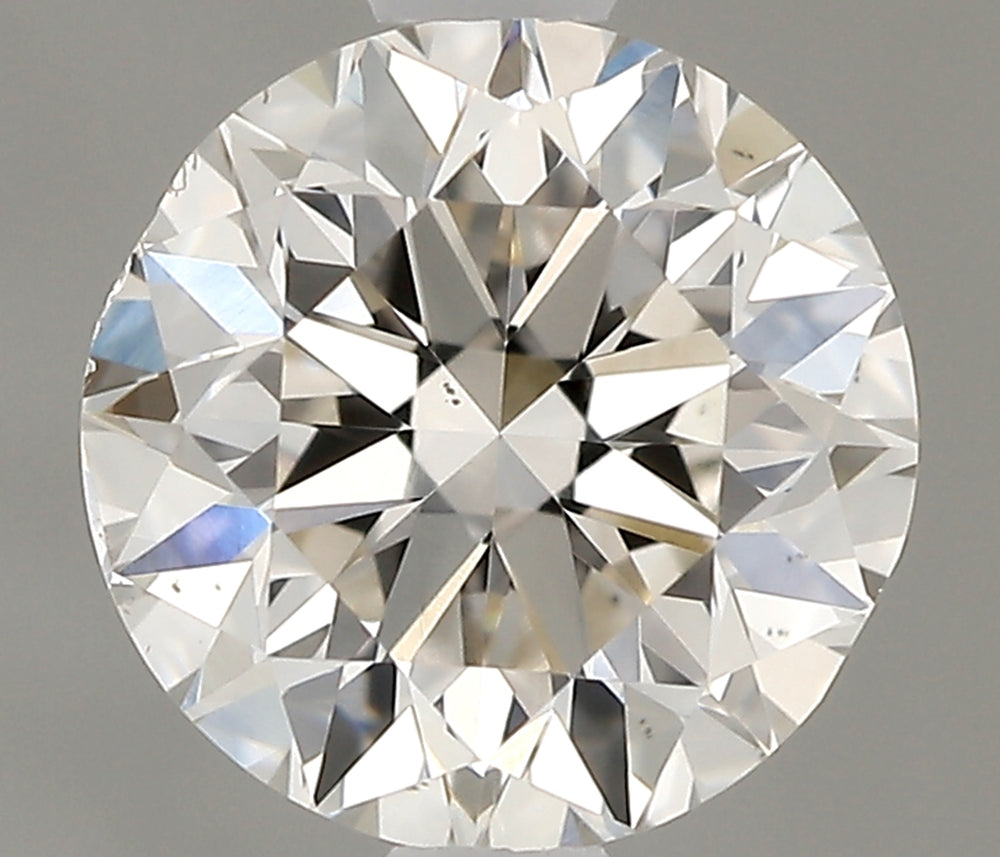 0.7 Carat Round Natural Diamond with  Cut Diamond in 14KT  view 1
