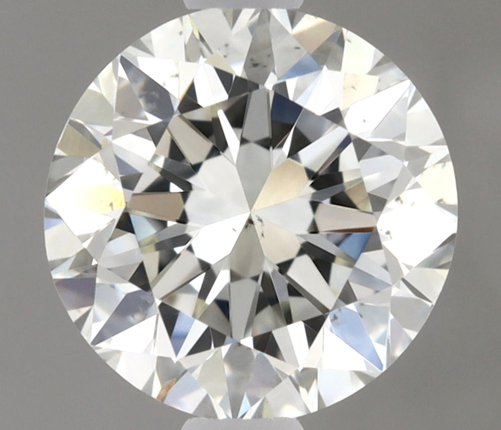 0.6 Carat Round Natural Diamond with  Cut Diamond in 14KT  view 1
