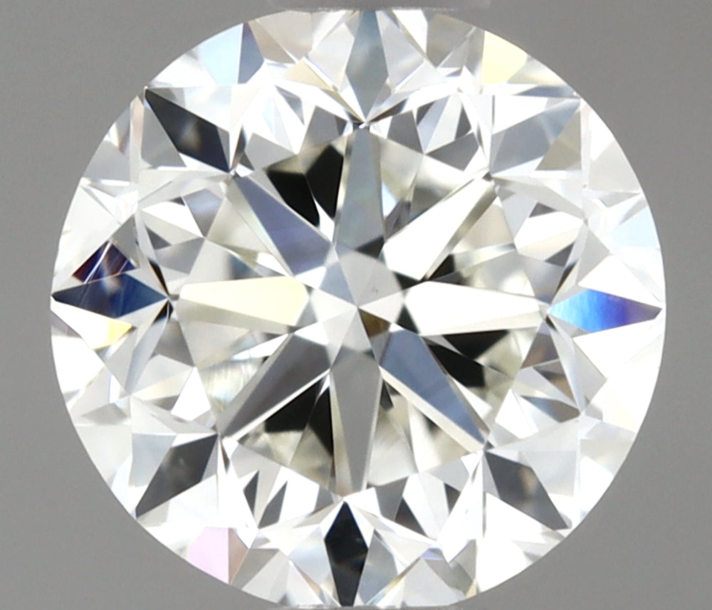 0.71 Carat Round Natural Diamond with  Cut Diamond in 14KT  view 1
