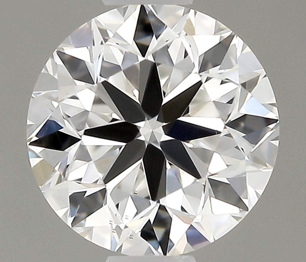 0.66 Carat Round Natural Diamond with  Cut Diamond in 14KT  view 1
