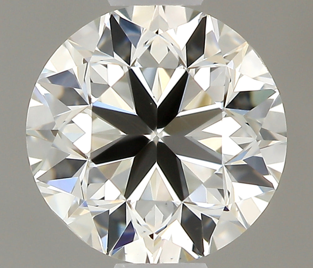 0.62 Carat Round Natural Diamond with  Cut Diamond in 14KT  view 1

