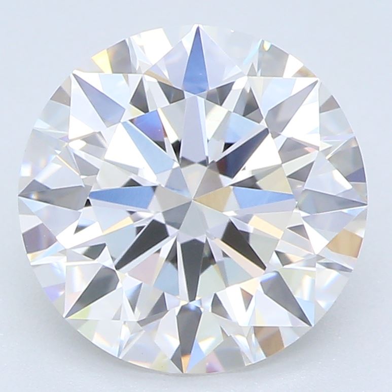1.77 Carat Round Lab Diamond with  Cut Diamond in 14KT  view 1
