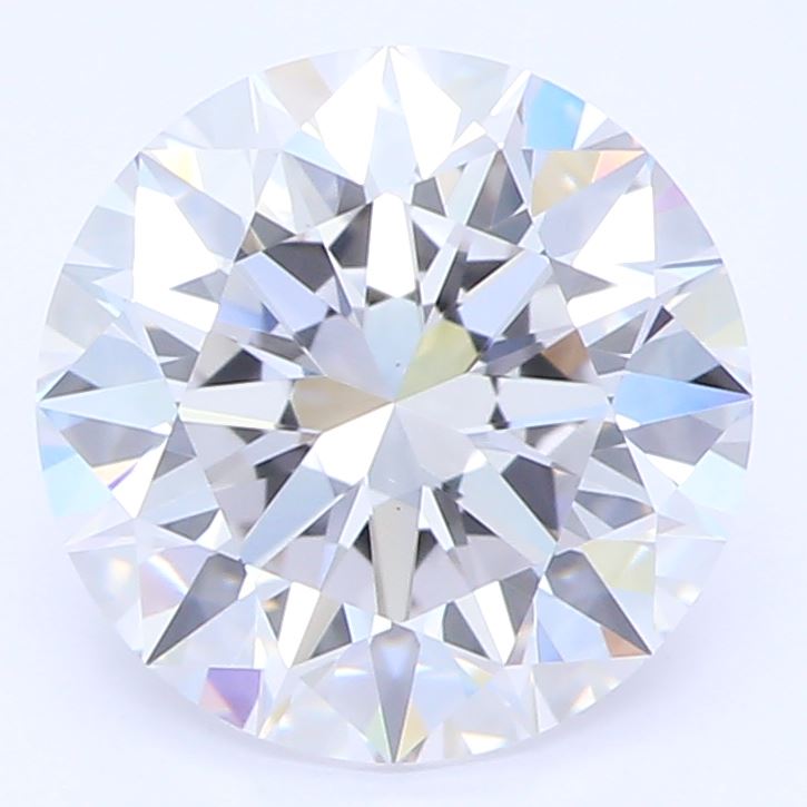 1.53 Carat Round Lab Diamond with  Cut Diamond in 14KT  view 1
