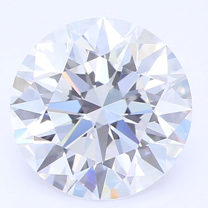 1.14 Carat Round Lab Diamond with  Cut Diamond in 14KT  view 1
