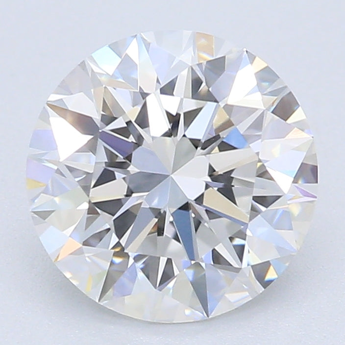 1.14 Carat Round Lab Diamond with  Cut Diamond in 14KT  view 1
