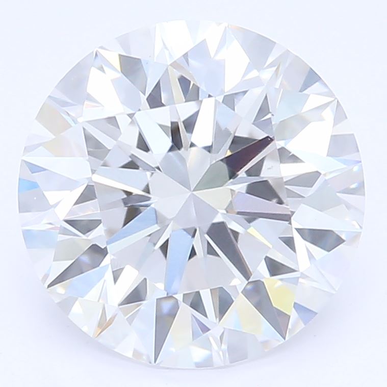 1.55 Carat Round Lab Diamond with  Cut Diamond in 14KT  view 1
