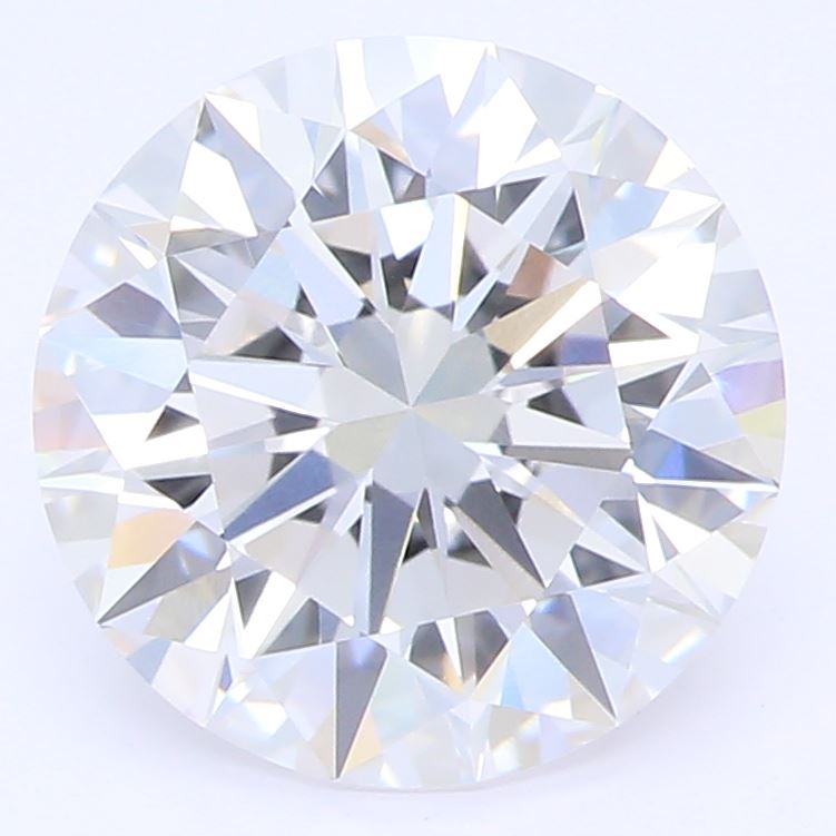 1.64 Carat Round Lab Diamond with  Cut Diamond in 14KT  view 1
