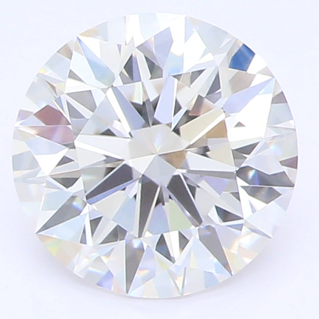 1.05 Carat Round Lab Diamond with  Cut Diamond in 14KT  view 1
