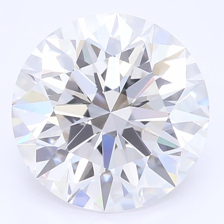1.29 Carat Round Lab Diamond with  Cut Diamond in 14KT  view 1
