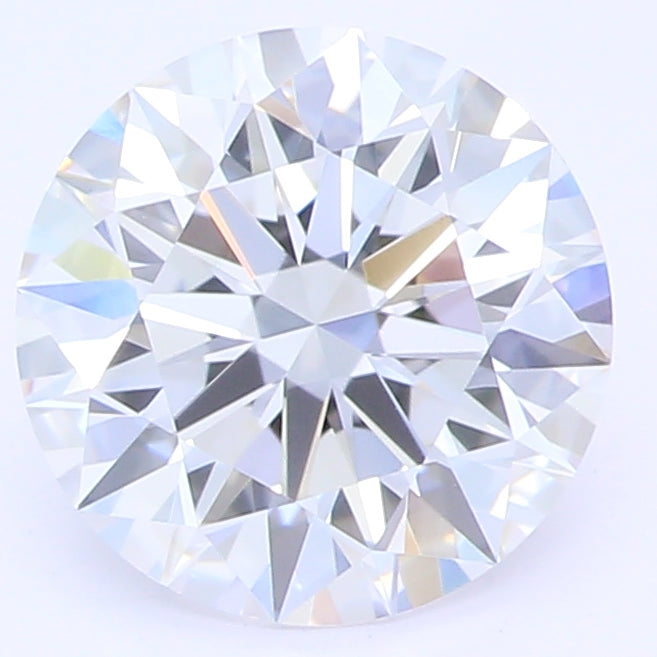 1.15 Carat Round Lab Diamond with  Cut Diamond in 14KT  view 1
