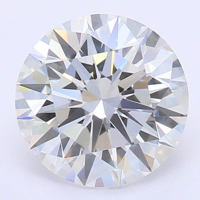 1.1 Carat Round Lab Diamond with  Cut Diamond in 14KT  view 1
