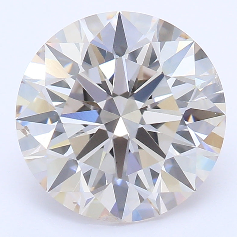1.83 Carat Round Lab Diamond with  Cut Diamond in 14KT  view 1
