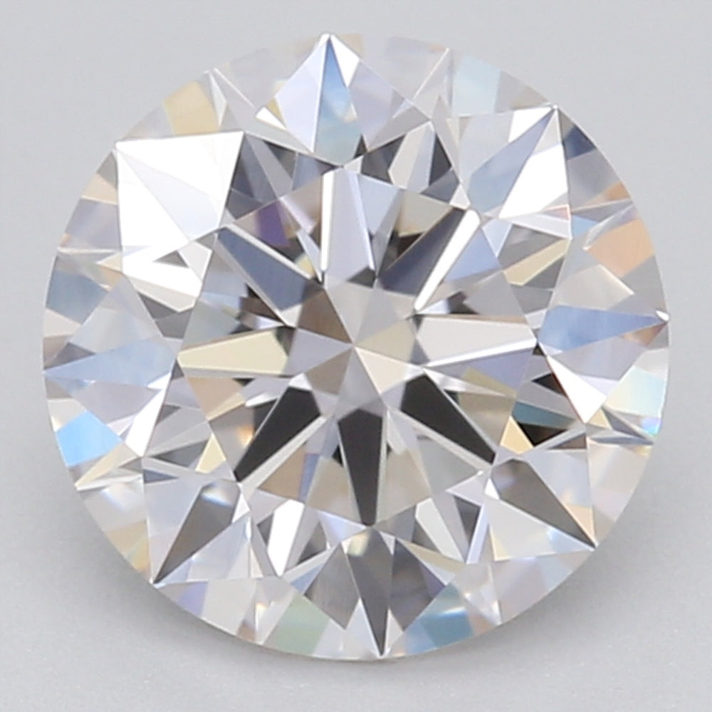 1.17 Carat Round Lab Diamond with  Cut Diamond in 14KT  view 1
