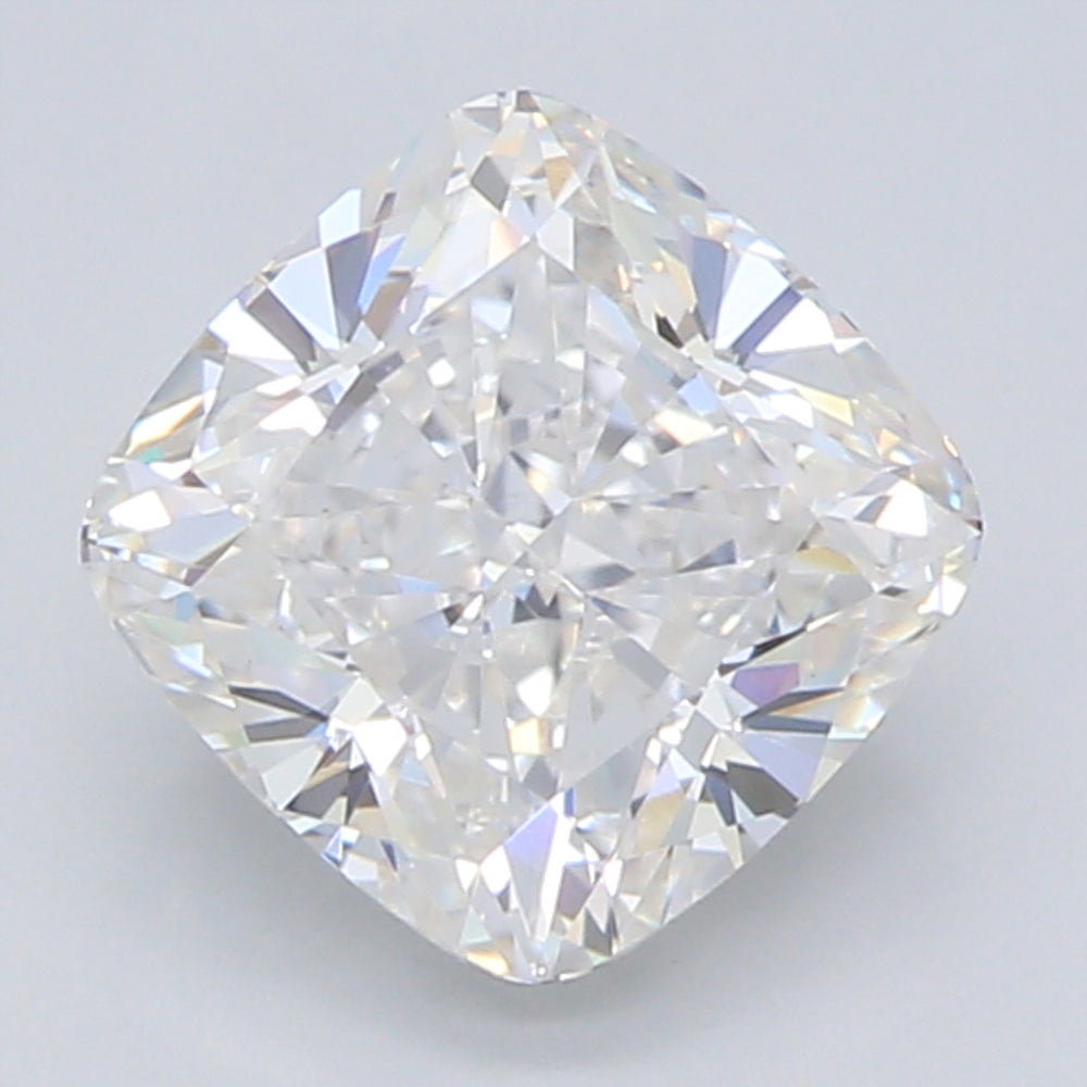 1.08 Carat Cushion Lab Diamond with  Cut Diamond in 14KT  view 1
