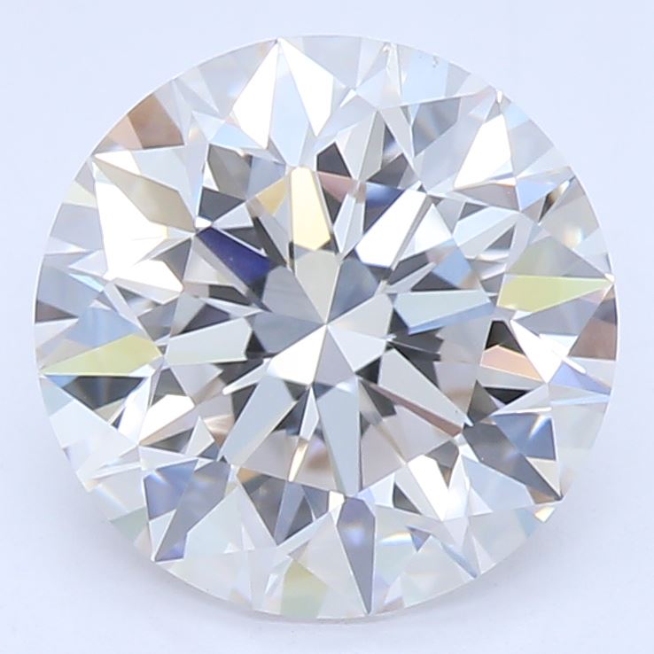 1.69 Carat Round Lab Diamond with  Cut Diamond in 14KT  view 1
