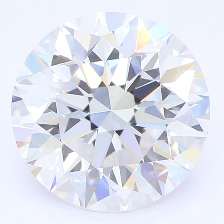 1.66 Carat Round Lab Diamond with  Cut Diamond in 14KT  view 1
