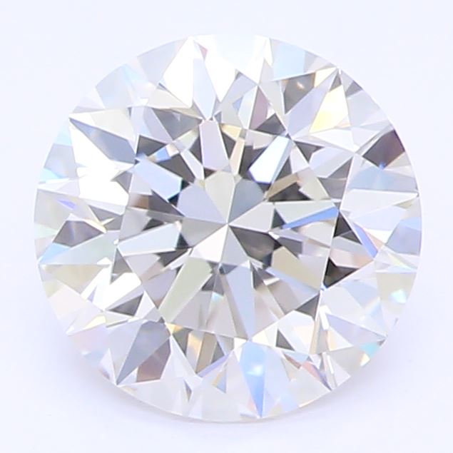 0.9 Carat Round Lab Diamond with  Cut Diamond in 14KT  view 1
