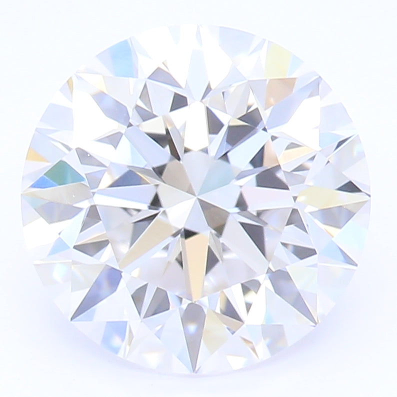 2.02 Carat Round Lab Diamond with  Cut Diamond in 14KT  view 1
