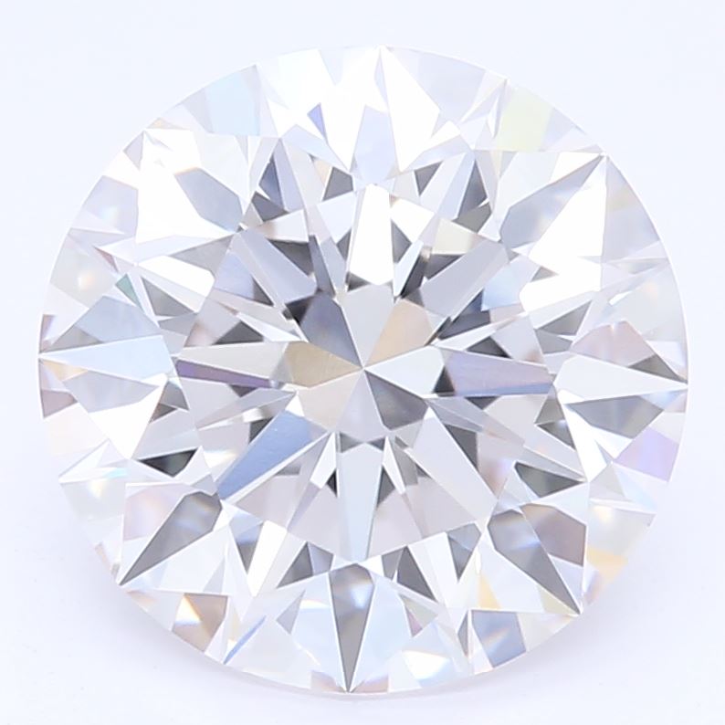 1.76 Carat Round Lab Diamond with  Cut Diamond in 14KT  view 1
