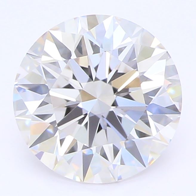 1.01 Carat Round Lab Diamond with  Cut Diamond in 14KT  view 1
