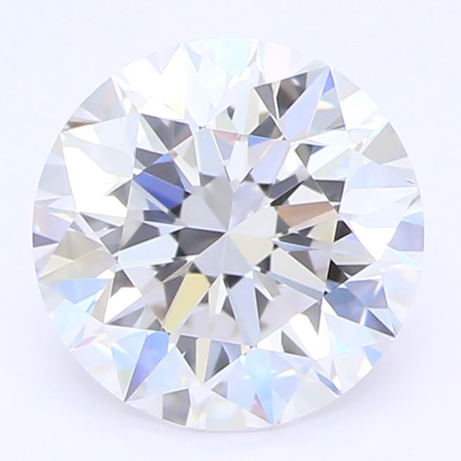 1.01 Carat Round Lab Diamond with  Cut Diamond in 14KT  view 1
