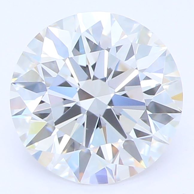 1.04 Carat Round Lab Diamond with  Cut Diamond in 14KT  view 1
