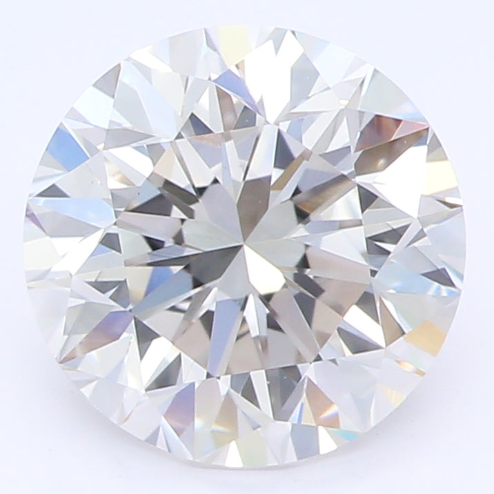 1.51 Carat Round Lab Diamond with  Cut Diamond in 14KT  view 1

