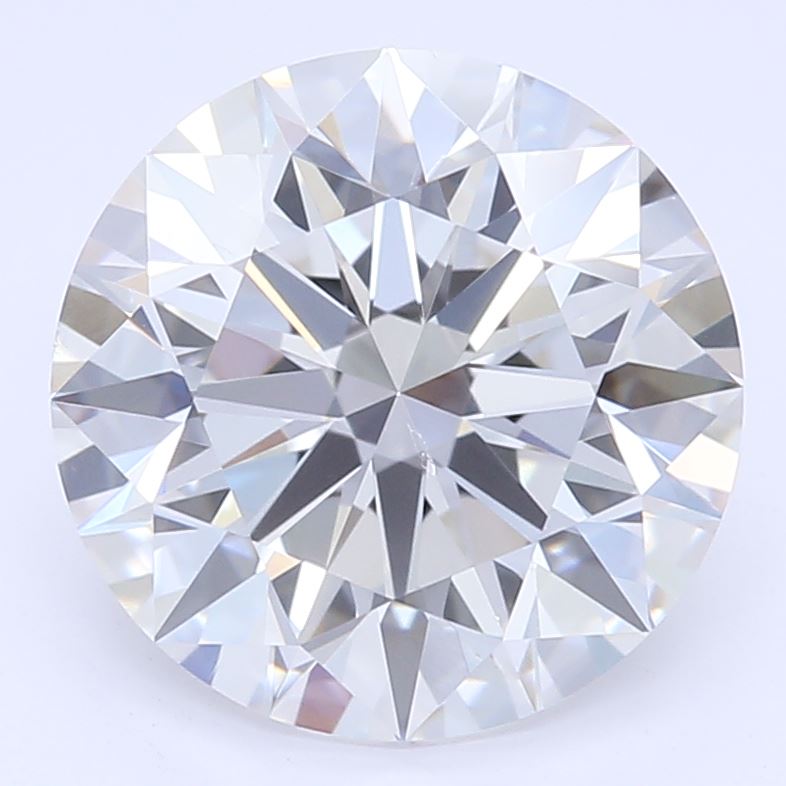 1.62 Carat Round Lab Diamond with  Cut Diamond in 14KT  view 1
