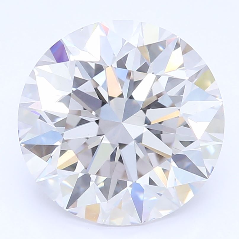 1.71 Carat Round Lab Diamond with  Cut Diamond in 14KT  view 1
