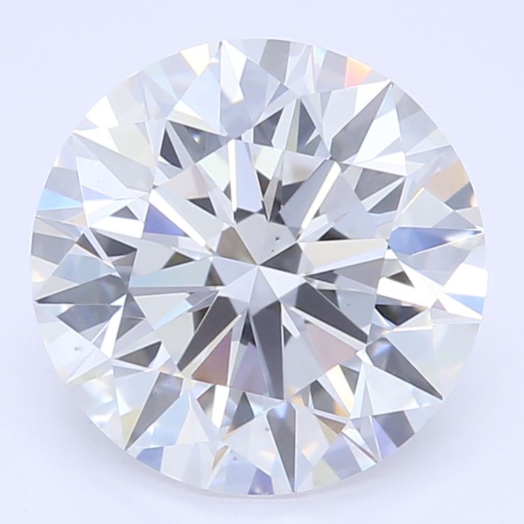 1.37 Carat Round Lab Diamond with  Cut Diamond in 14KT  view 1
