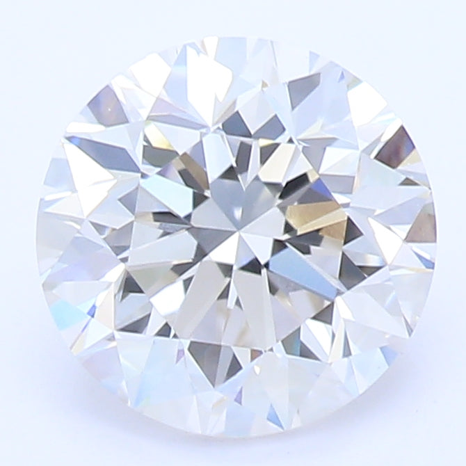1.2 Carat Round Lab Diamond with  Cut Diamond in 14KT  view 1
