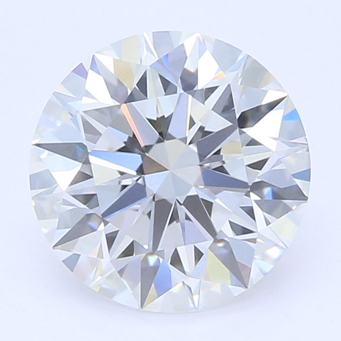 1.15 Carat Round Lab Diamond with  Cut Diamond in 14KT  view 1
