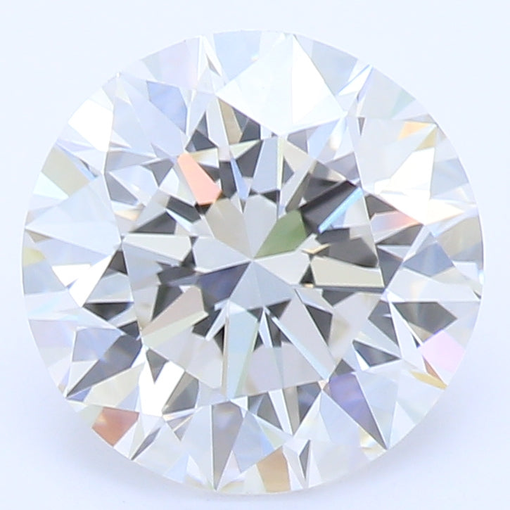 1.63 Carat Round Lab Diamond with  Cut Diamond in 14KT  view 1
