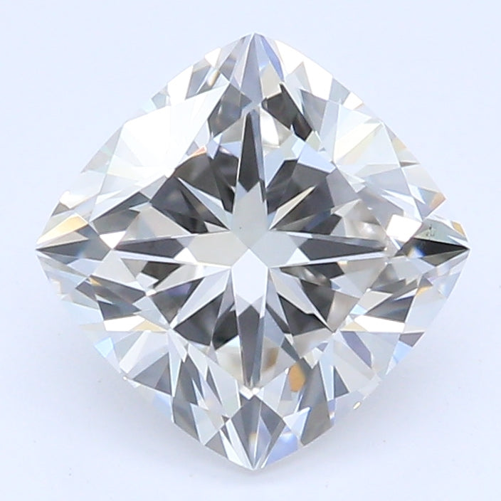 1.0 Carat Cushion Lab Diamond with  Cut Diamond in 14KT  view 1
