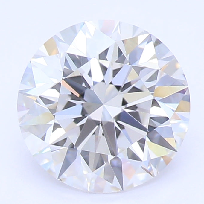 1.12 Carat Round Lab Diamond with  Cut Diamond in 14KT  view 1
