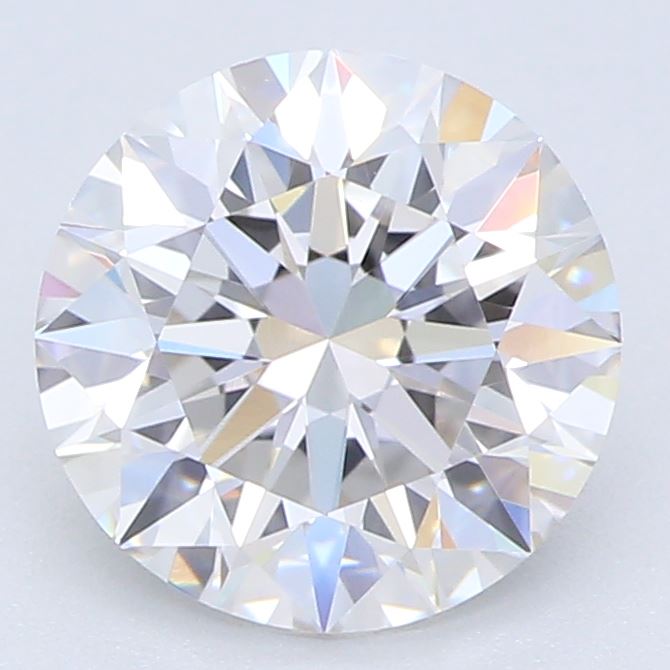 1.13 Carat Round Lab Diamond with  Cut Diamond in 14KT  view 1
