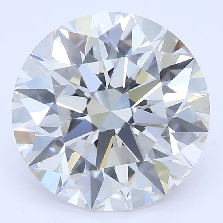 1.67 Carat Round Lab Diamond with  Cut Diamond in 14KT  view 1
