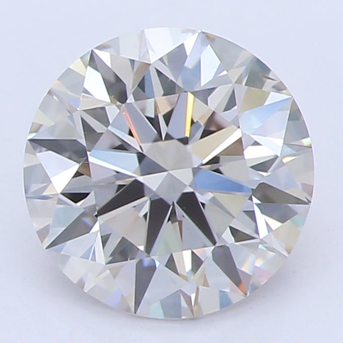 1.1 Carat Round Lab Diamond with  Cut Diamond in 14KT  view 1
