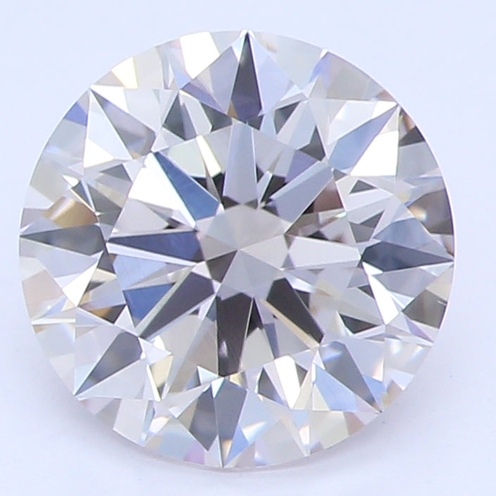 1.33 Carat Round Lab Diamond with  Cut Diamond in 14KT  view 1
