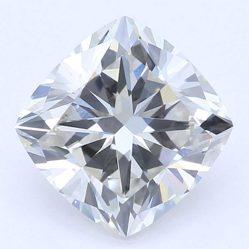 1.67 Carat Cushion Lab Diamond with  Cut Diamond in 14KT  view 1
