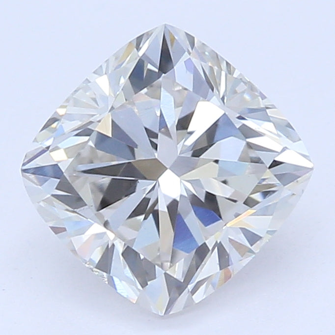 0.8 Carat Cushion Lab Diamond with  Cut Diamond in 14KT  view 1
