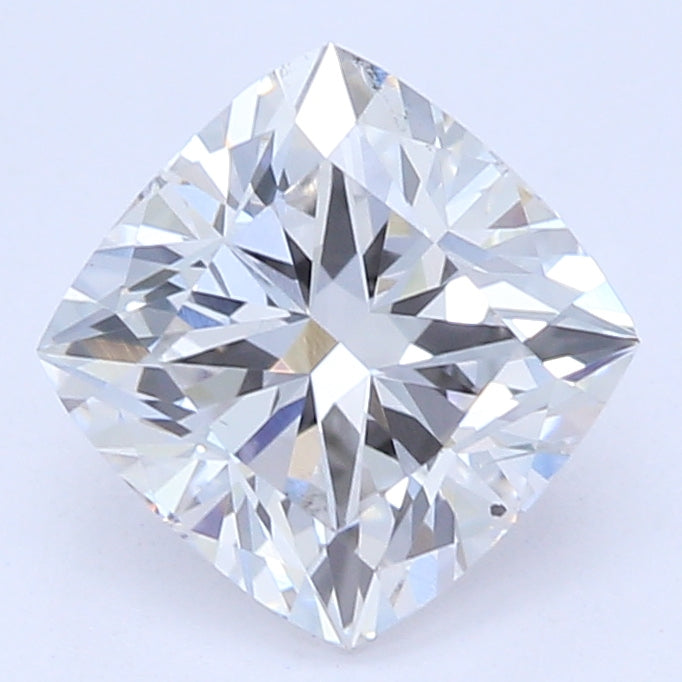 0.78 Carat Cushion Lab Diamond with  Cut Diamond in 14KT  view 1
