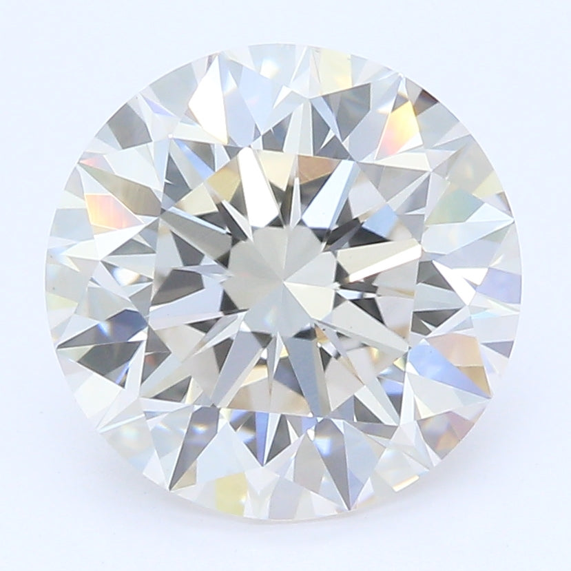 2.0 Carat Round Lab Diamond with  Cut Diamond in 14KT  view 1
