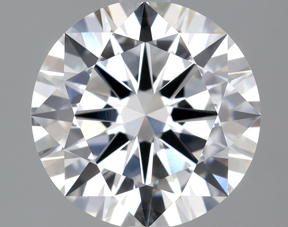 2.2 Carat Round Lab Diamond with  Cut Diamond in 14KT  view 1
