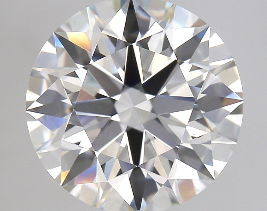 2.28 Carat Round Lab Diamond with  Cut Diamond in 14KT  view 1
