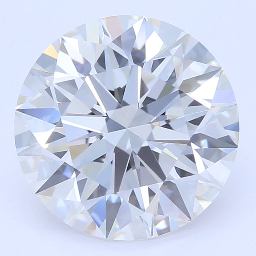 1.66 Carat Round Lab Diamond with  Cut Diamond in 14KT  view 1
